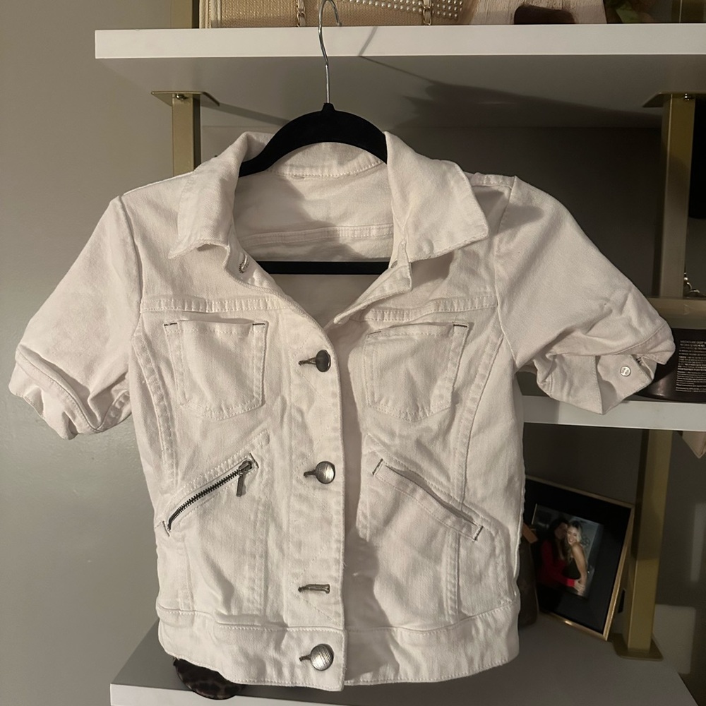 White Denim Jacket